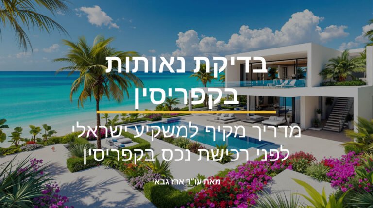 בדיקת נאותות בקפריסין